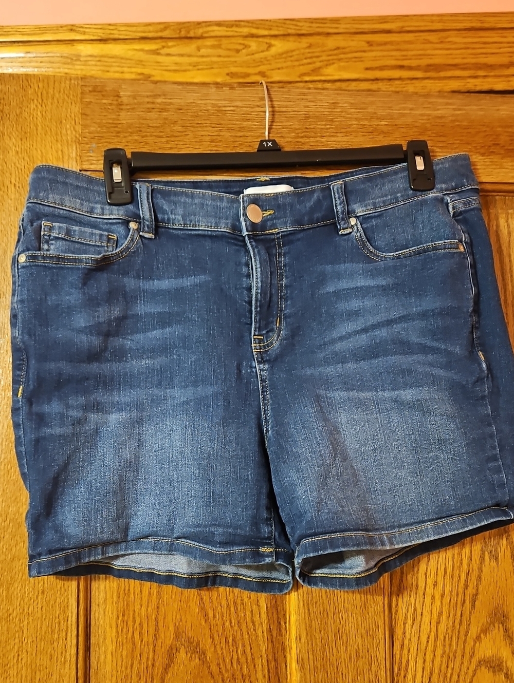 Lane Bryant Dark Blue Denim Shorts